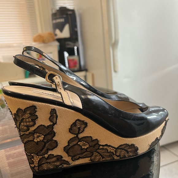 VALENTINO Garavani Wedges Espadrilles Size 38.5 - Picture 2 of 4